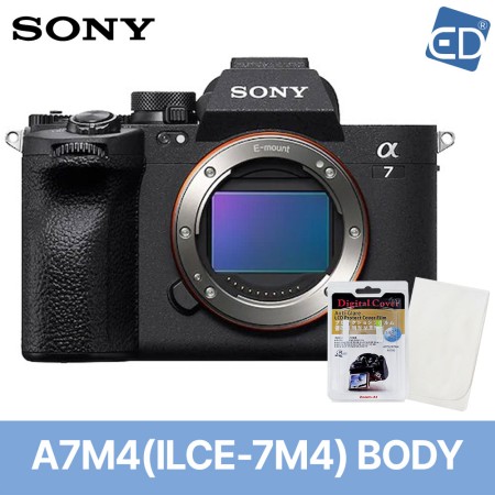 소니정품 A7M4 미러리스카메라 ILCE-7M4(BODY) +액정필름+포켓융/A7IV /ED(수수료 1500원 구매자 부담)